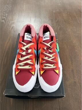 Nike Blazer Low - Sacai x KAWS - Team Red - Sz 9.5 - 100% DS & Authentic 🔥🔥🔥
